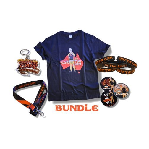 Critta Cam T-Shirt - Cartoon Pete - Black - Image 2
